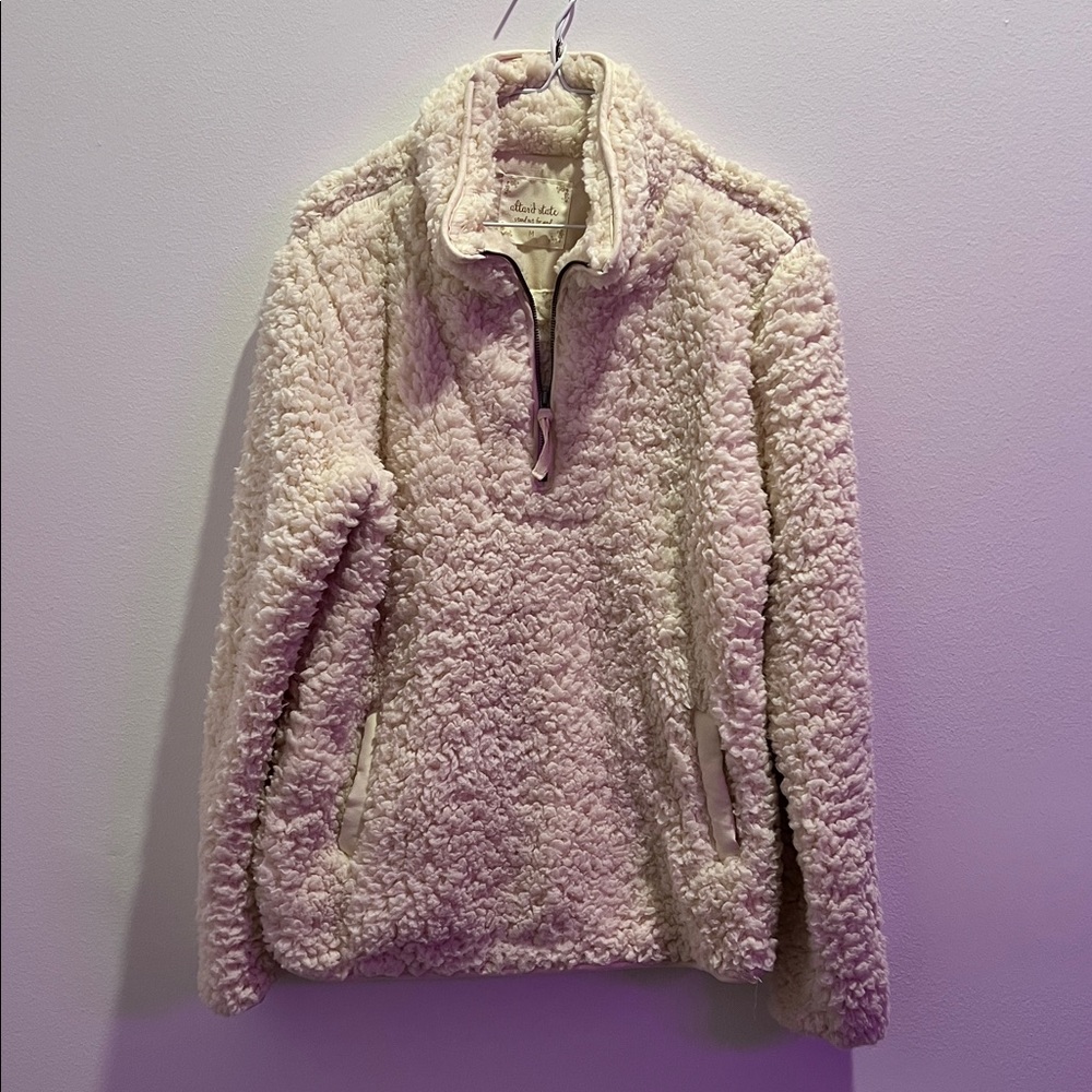 Altar'd State Cream Teddy Jacket